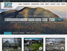 Tablet Screenshot of missoularealty.com